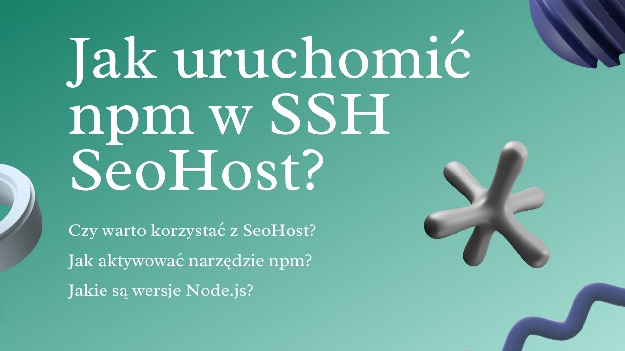 npm w SSH SeoHost
